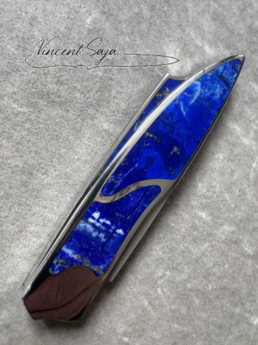 COUTEAU PLIANT ( Lapis Lazuli)