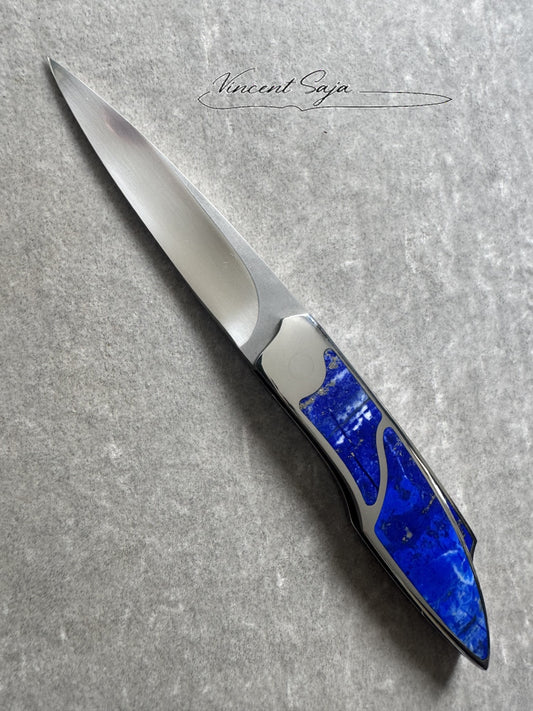 COUTEAU PLIANT ( Lapis Lazuli)